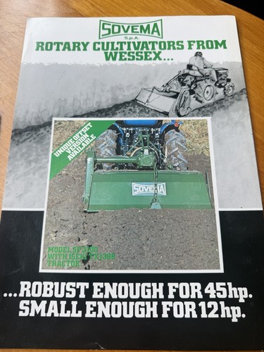 Sovema tractor rotavator sales - tractor,