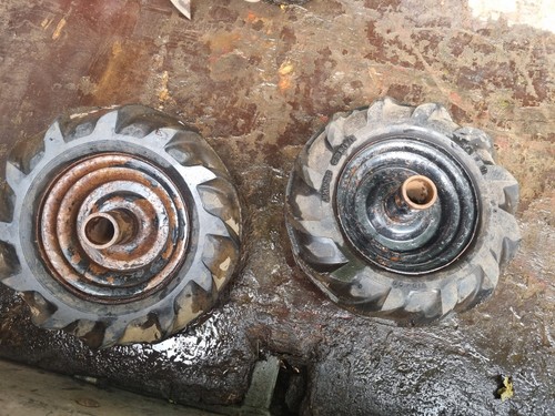 Rotavator wheels solid rubber - rotavator,