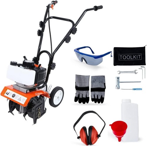 Garden petrol tiller lawn soil - garden,